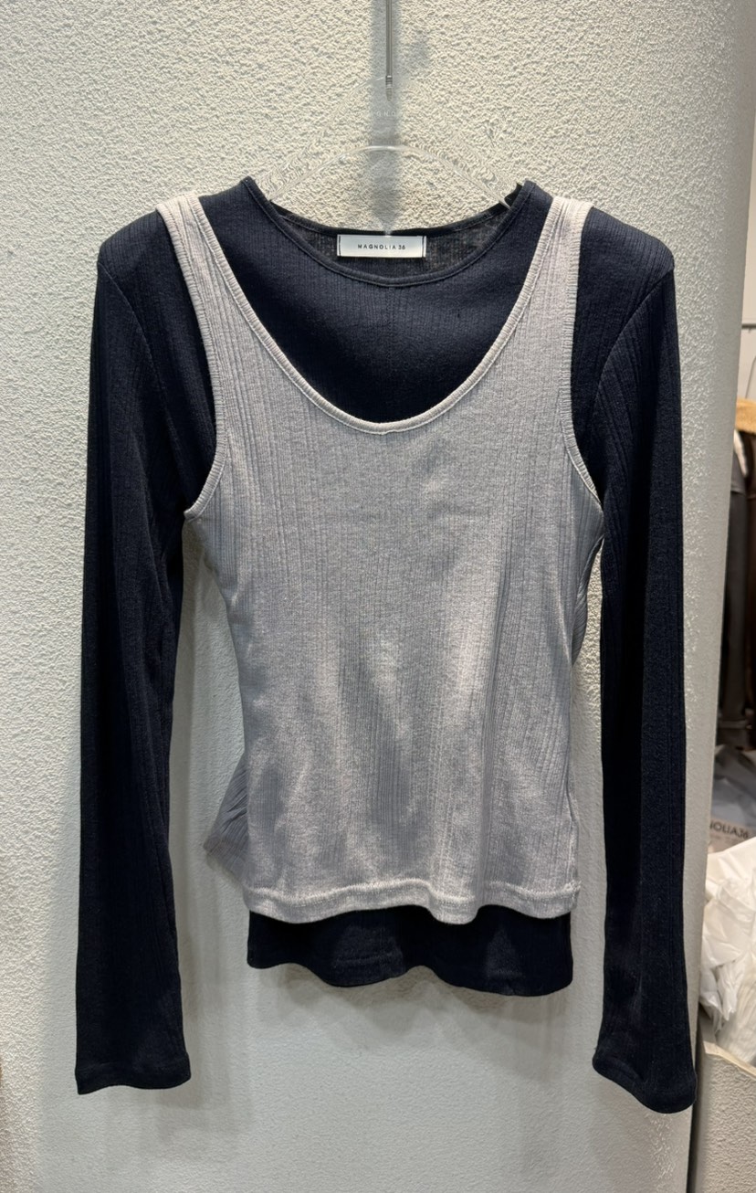 MAGNOLIA36-L東大門代購女士新品熱賣休閑26春夏套裝兩件套MAGNOLIA36-L套裝圖色3