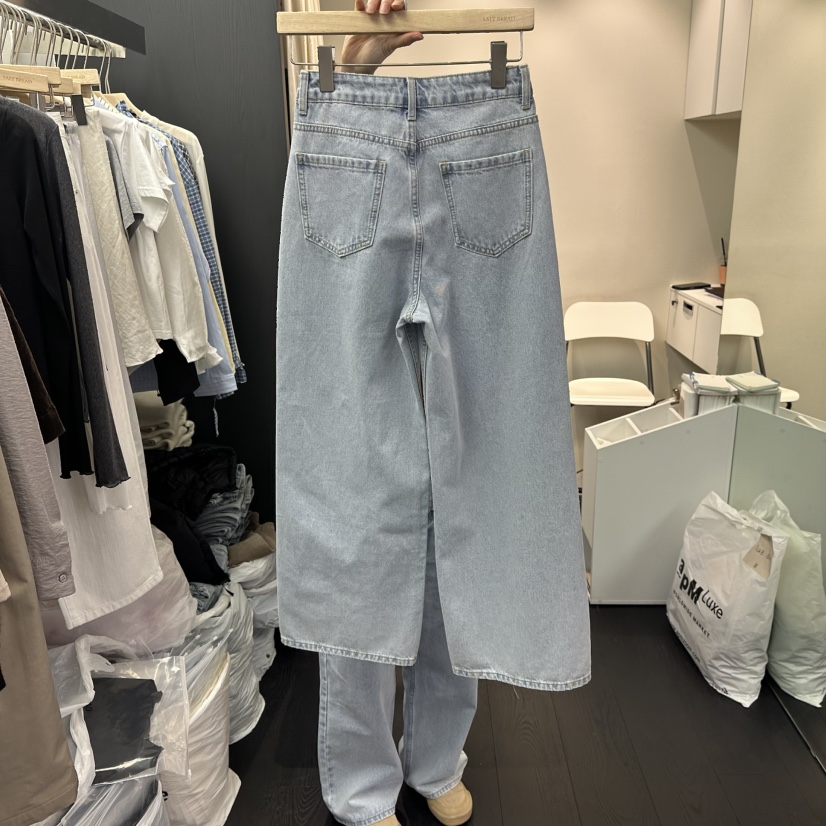 SALT BREAD東大門代購女士新品時尚職業26春夏推薦牛仔褲SALT BREAD牛仔褲
