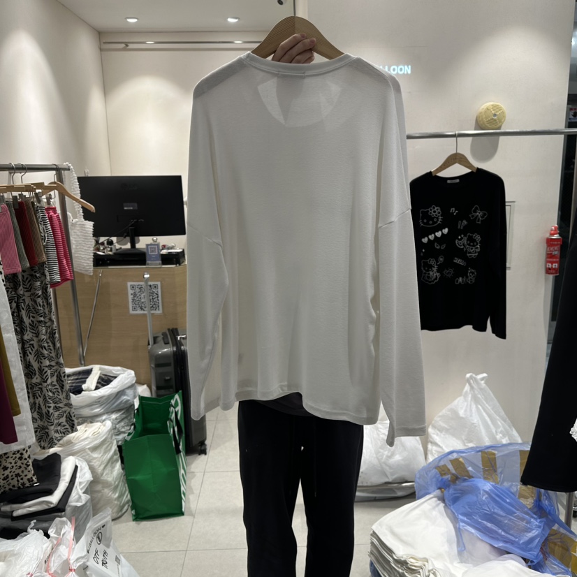 J.BALLOON東大門直郵女裝新款真品26春夏人氣職業長袖T恤J.BALLOON長袖T恤