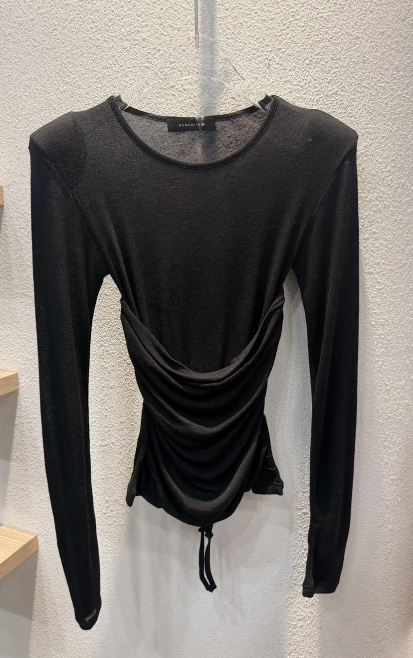 MAGNOLIA36-L東大門代購女士新款26春夏熱賣長袖T恤假兩件MAGNOLIA36-L長袖T恤圖色3