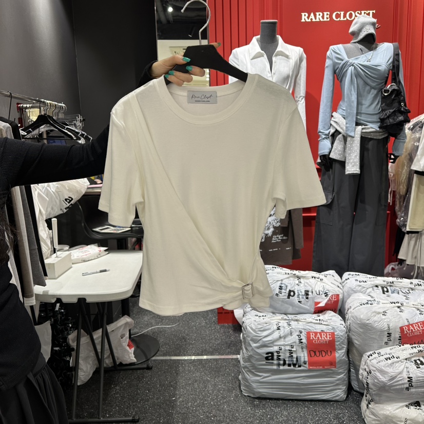 RARE CLOSET韓國直郵女士新品休閑推薦真品熱賣26春夏T恤RARE CLOSETT恤圖色3