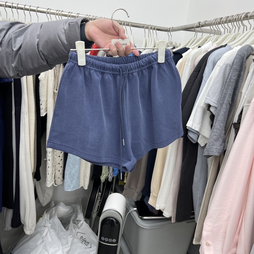 BREATHE東大門直郵女士新品推薦時尚人氣休閑短褲華夫格格紋BREATHE短褲圖色1