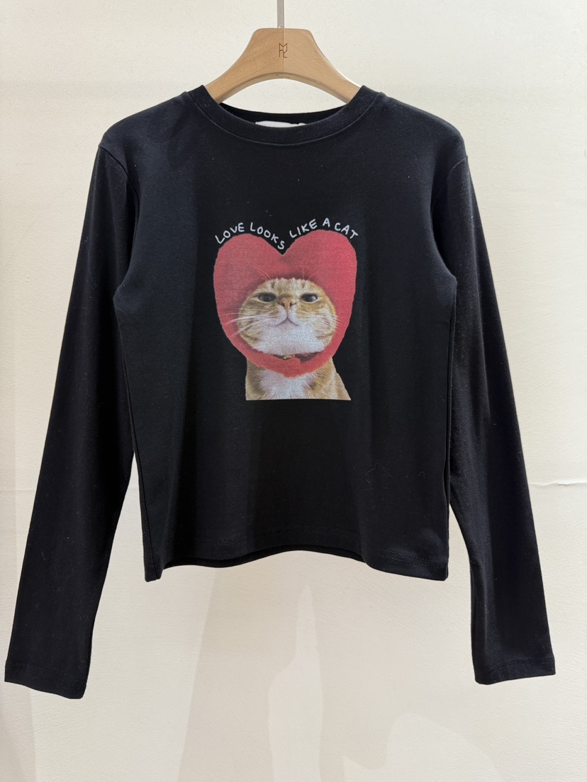 MUSHROOM-A韓國直郵女士新款休閑人氣26春夏真品長袖T恤MUSHROOM長袖T恤圖色3