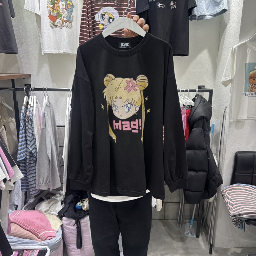 EVE東大門實拍女士新品人氣時尚真品熱賣推薦職業長袖T恤EVE長袖T恤圖色4