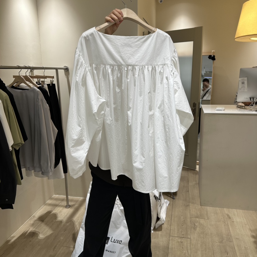 GARDEN韓國直郵女裝新品推薦休閑人氣熱賣襯衫蕾絲衫柔軟GARDEN襯衫/蕾絲衫