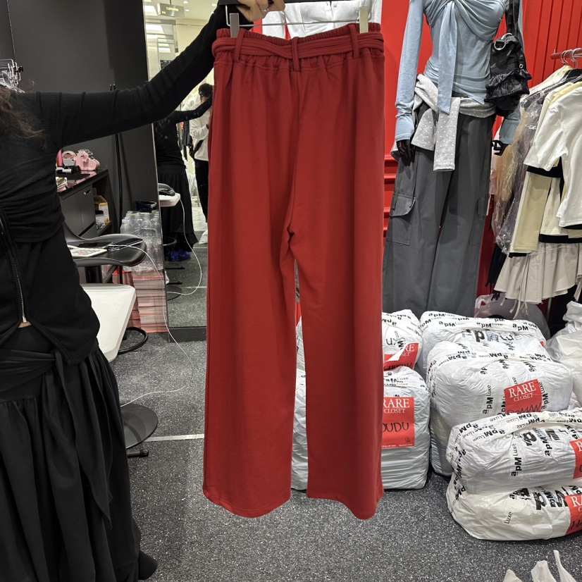 RARE CLOSET東大門實拍女士新品時尚職業人氣休閑褲刺繡RARE CLOSET休閑褲