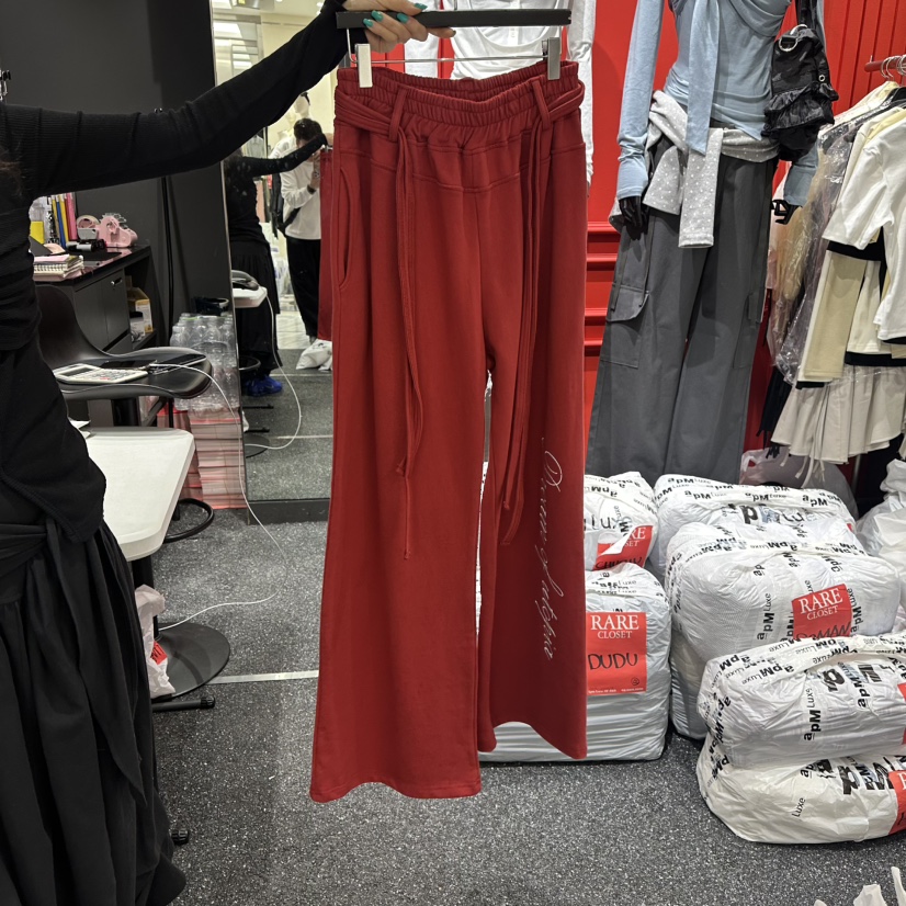 RARE CLOSET東大門實拍女士新品時尚職業人氣休閑褲刺繡RARE CLOSET休閑褲圖色1