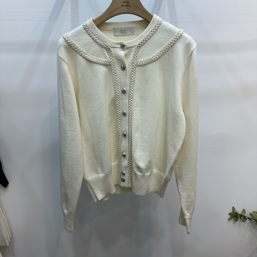 ABLESTUDIO韓國代購女裝新款26春夏職業熱賣休閑人氣針織衫ABLESTUDIO針織衫圖色3