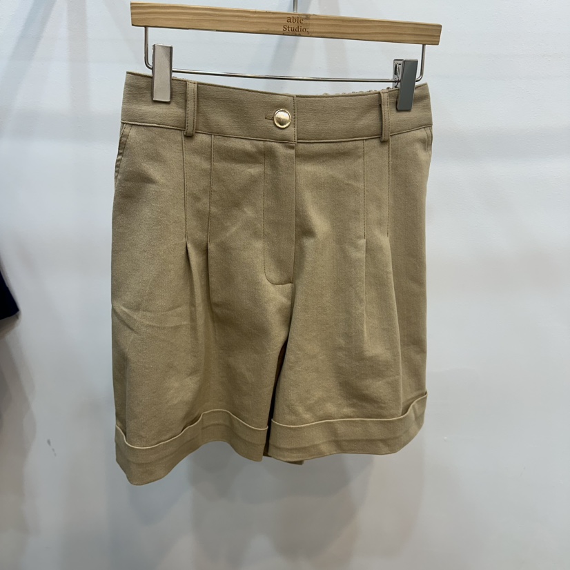 ABLESTUDIO韓國直郵女士新品26春夏時尚休閑職業推薦短褲ABLESTUDIO短褲圖色1