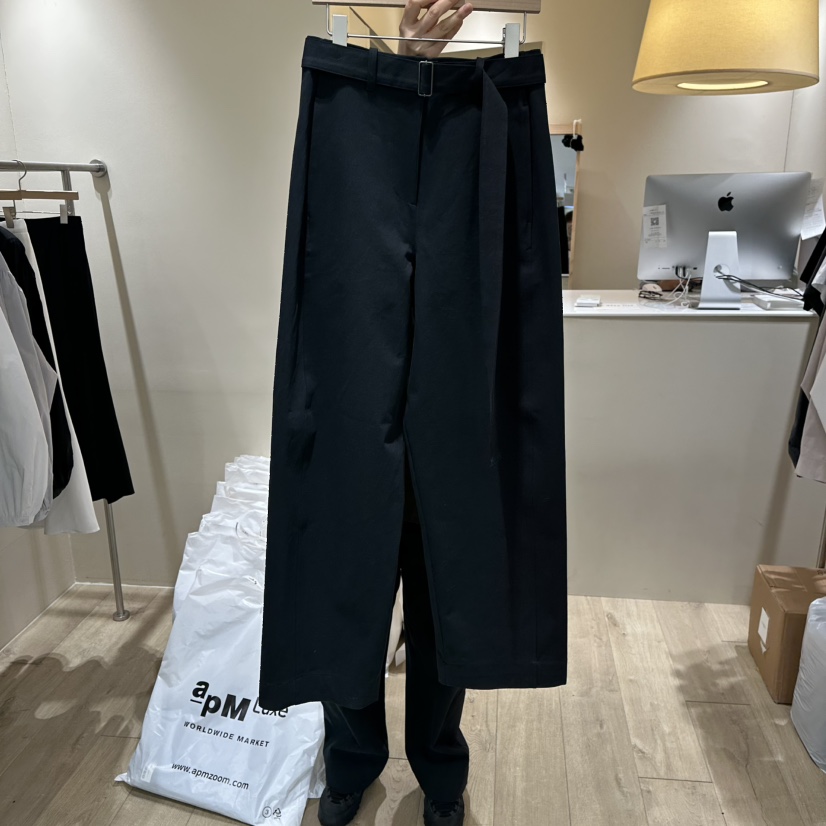 GARDEN韓國直郵女士新款熱賣職業休閑真品26春夏休閑褲含腰帶GARDEN休閑褲圖色2