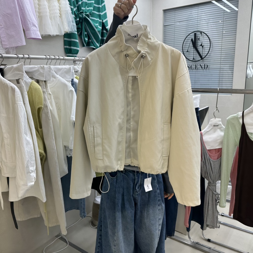 ASCEND韓國直郵女裝新品26春夏人氣推薦職業時尚夾克皮革ASCEND夾克圖色1