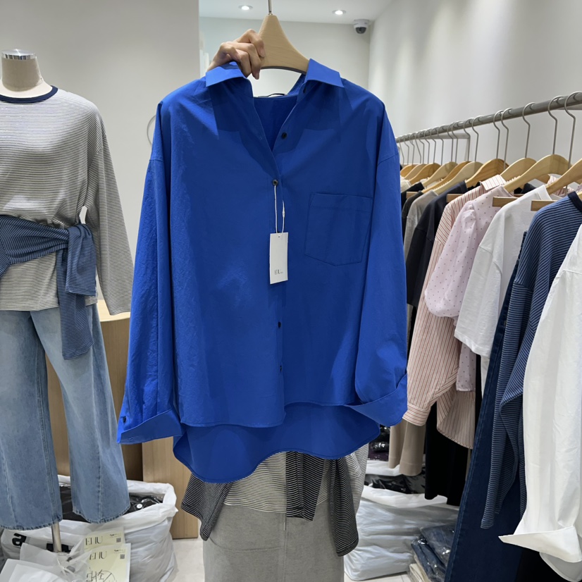 EN.U東大門實拍女士新款真品26春夏休閑職業時尚襯衫蕾絲衫EN.U襯衫/蕾絲衫圖色2