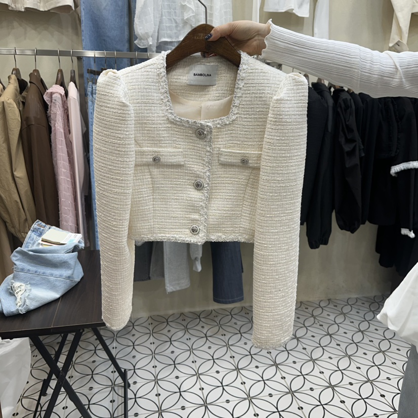 BAMBOLINA東大門代購女士新品26春夏推薦真品職業人氣夾克BAMBOLINA夾克圖色1