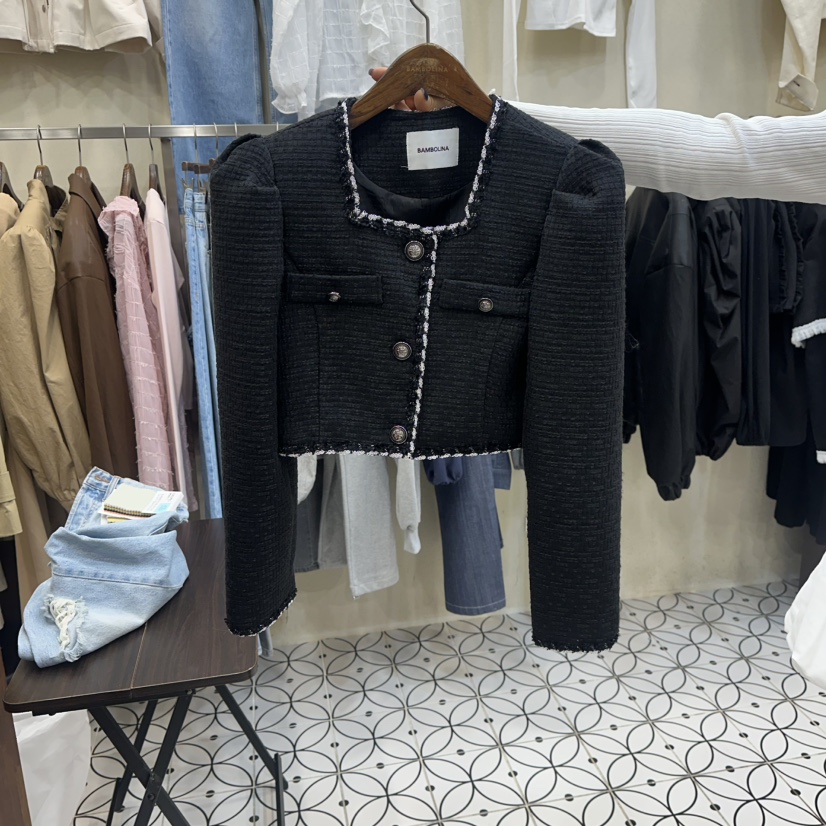 BAMBOLINA東大門代購女士新品26春夏推薦真品職業人氣夾克BAMBOLINA夾克圖色2