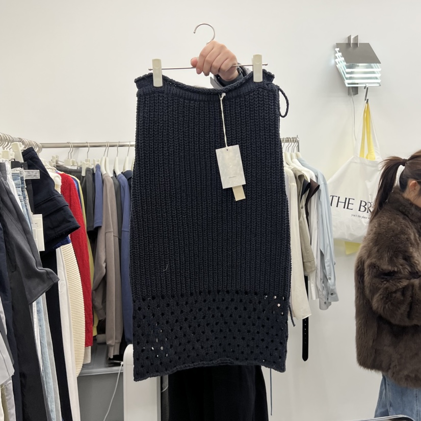 BREATHE韓國代購女士新品推薦26春夏休閑半身裙中短裙棉質BREATHE半身裙/中短裙圖色2