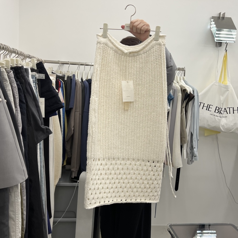 BREATHE韓國代購女士新品推薦26春夏休閑半身裙中短裙棉質BREATHE半身裙/中短裙圖色3