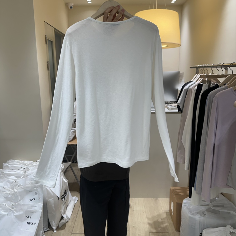 GARDEN韓國代購女士新款熱賣人氣26春夏時尚休閑職業長袖T恤GARDEN長袖T恤