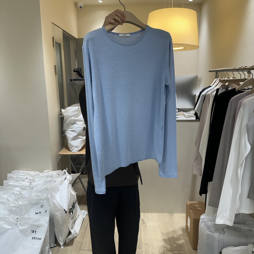 GARDEN韓國代購女士新款熱賣人氣26春夏時尚休閑職業長袖T恤GARDEN長袖T恤圖色4