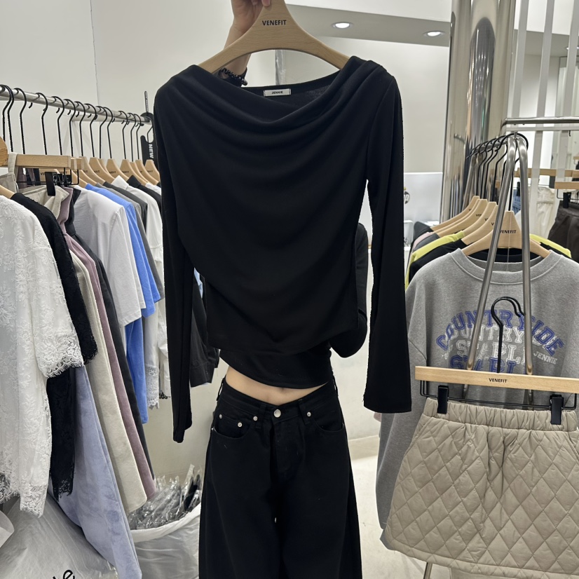 VENEFIT東大門直郵女士新款推薦真品人氣職業時尚長袖T恤VENEFIT/JENNIE長袖T恤圖色2