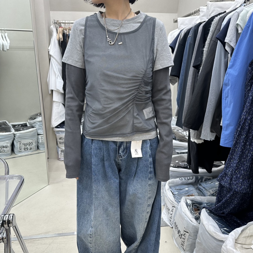 ASCEND東大門直郵女裝新品休閑真品推薦時尚職業人氣套裝ASCEND套裝圖色1