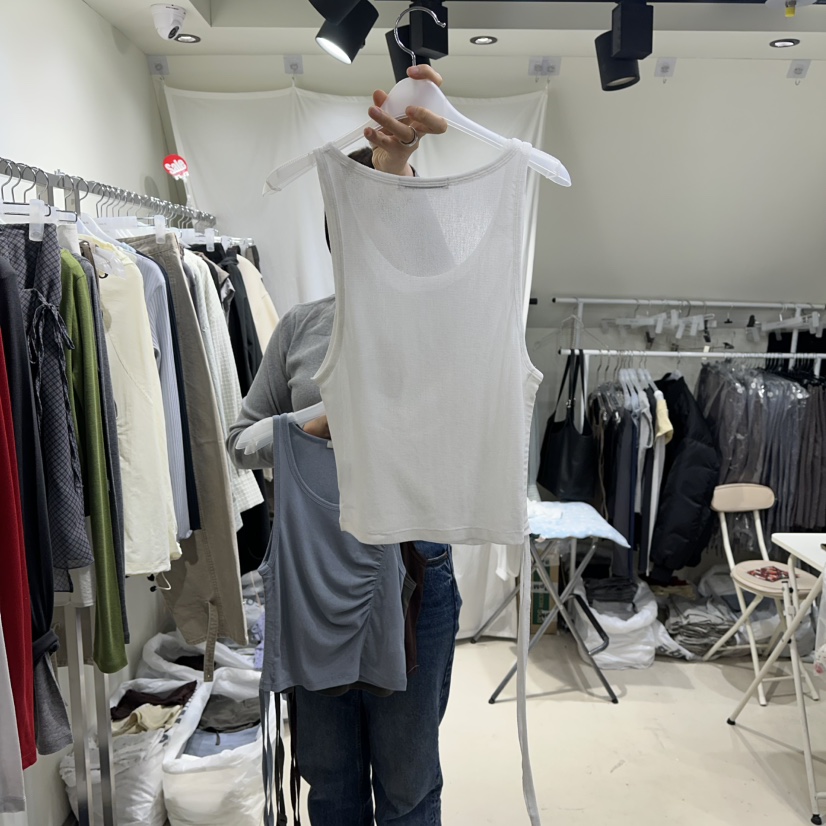 OWNS東大門實拍女裝新款職業休閑推薦真品時尚26春夏吊帶背心OWNS HAUS吊帶/背心