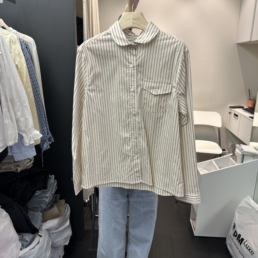 SALT BREAD韓國代購女士新品休閑時尚26春夏人氣襯衫蕾絲衫SALT BREAD襯衫/蕾絲衫圖色1