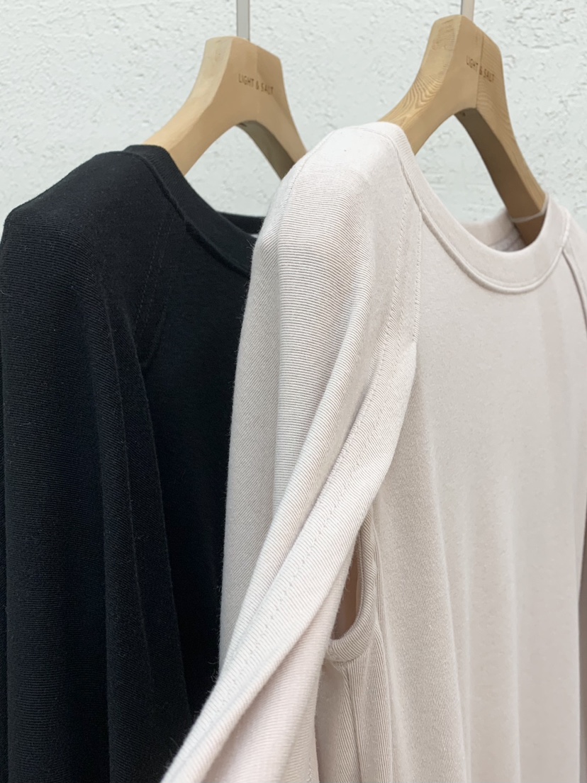 LIGHT AND SALT東大門實拍女士新款推薦時尚熱賣長袖T恤LIGHT AND SALT長袖T恤