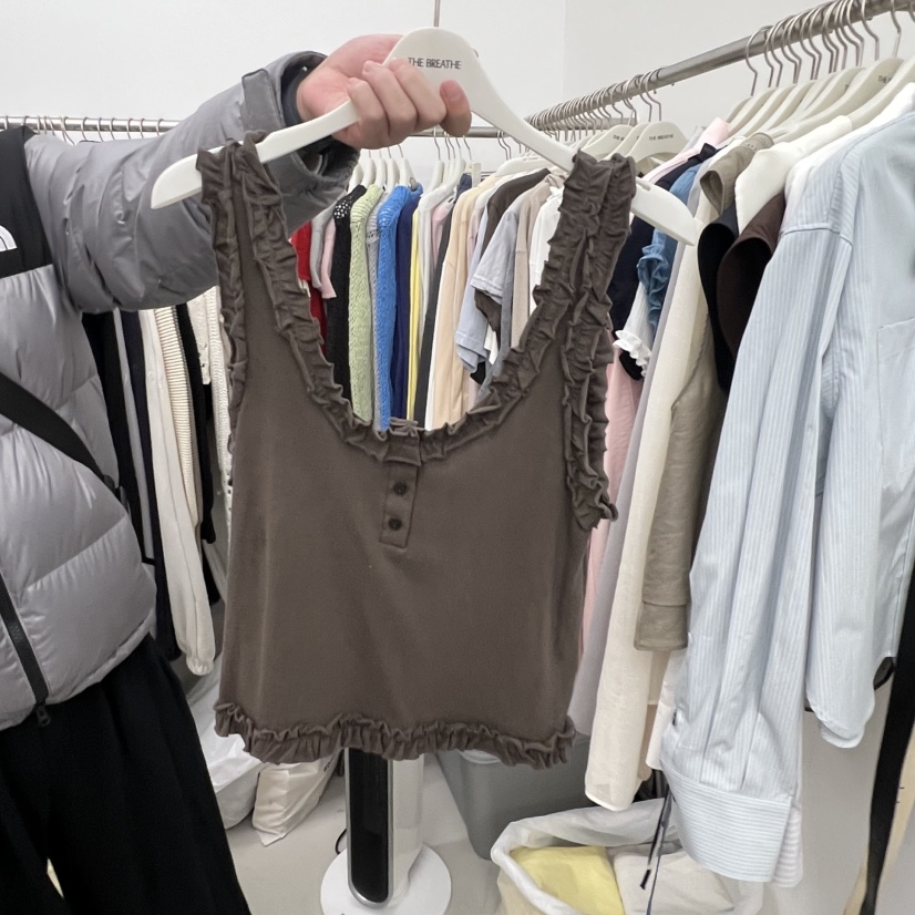 BREATHE東大門直郵女裝新款休閑26春夏真品吊帶背心不含內搭BREATHE吊帶/背心圖色1