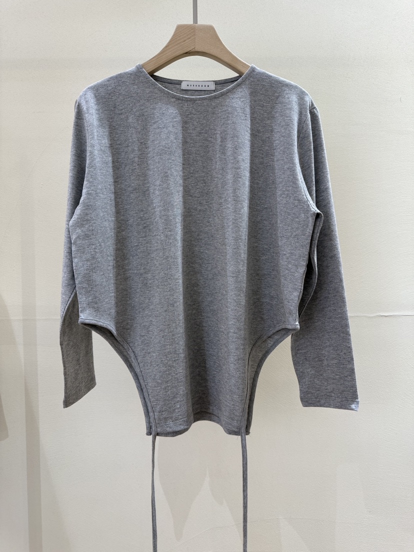 MUSHROOM-A韓國直郵女士新款真品熱賣26春夏人氣長袖T恤MUSHROOM長袖T恤圖色2