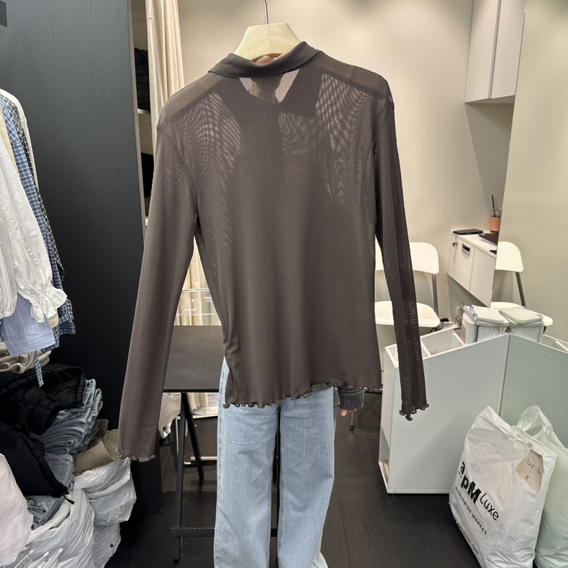 SALT BREAD東大門實拍女士新品休閑職業人氣時尚長袖T恤SALT BREAD長袖T恤