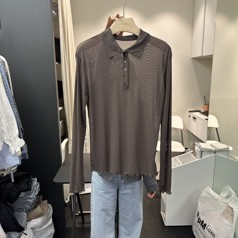 SALT BREAD東大門實拍女士新品休閑職業人氣時尚長袖T恤SALT BREAD長袖T恤圖色1