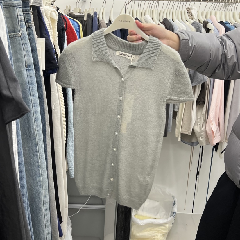 BREATHE韓國直郵女裝新品真品休閑26春夏推薦職業時尚針織衫BREATHE針織衫圖色2
