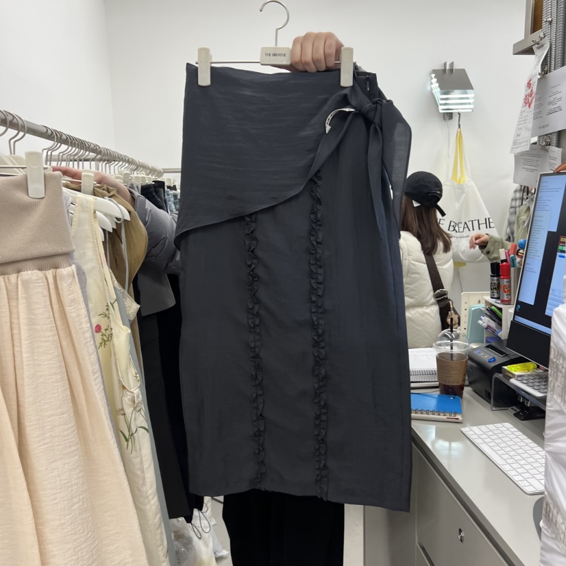 BREATHE東大門代購女裝新款休閑熱賣職業真品26春夏推薦長裙BREATHE長裙圖色2