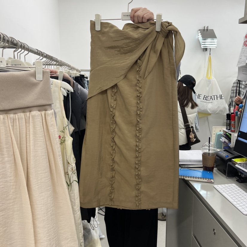 BREATHE東大門代購女裝新款休閑熱賣職業真品26春夏推薦長裙BREATHE長裙圖色3