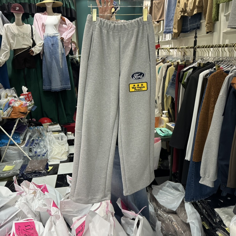 3COLOR東大門代購女士新品26春夏休閑褲Three color休閑褲圖色1