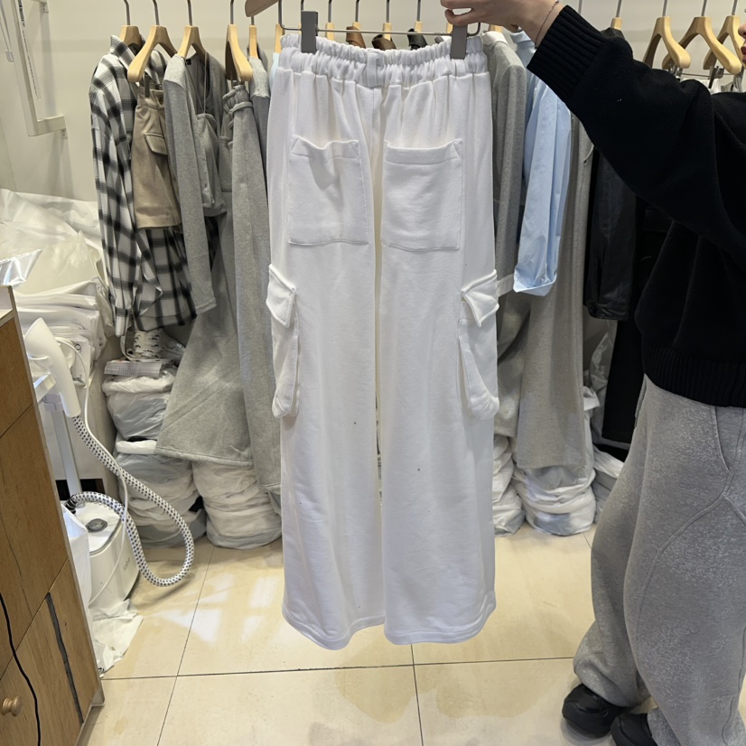 Q C東大門直郵女裝新品熱賣休閑職業時尚真品休閑褲口袋Republlc of qc休閑褲