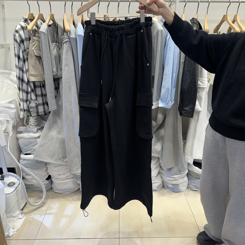 Q C東大門直郵女裝新品熱賣休閑職業時尚真品休閑褲口袋Republlc of qc休閑褲圖色2