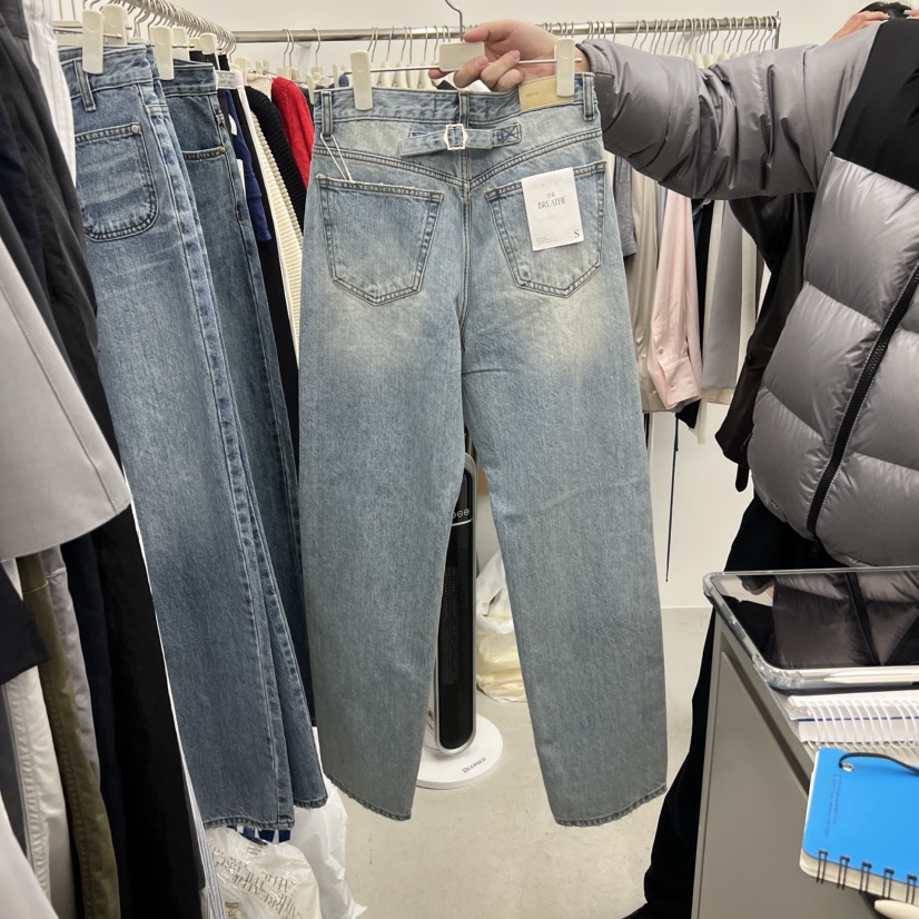 BREATHE東大門實拍女裝新品真品人氣熱賣推薦職業26春夏牛仔褲BREATHE牛仔褲