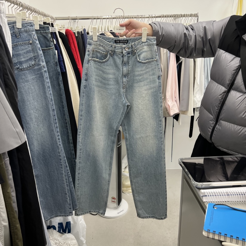 BREATHE東大門實拍女裝新品真品人氣熱賣推薦職業26春夏牛仔褲BREATHE牛仔褲圖色1