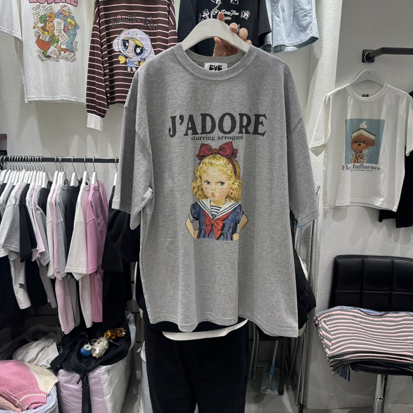 EVE東大門實拍女士新款休閑真品推薦熱賣人氣職業26春夏T恤EVET恤圖色4