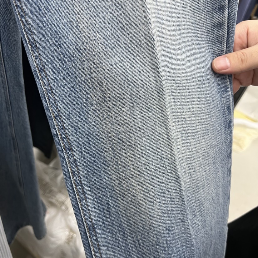 BREATHE韓國直郵女士新品熱賣休閑真品26春夏人氣牛仔褲格子BREATHE牛仔褲