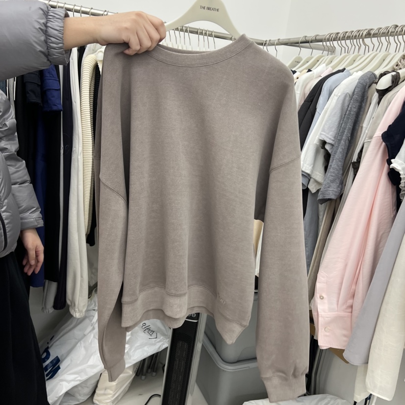BREATHE韓國直郵女士新品休閑真品26春夏時尚人氣衛衣華夫格BREATHE衛衣圖色3
