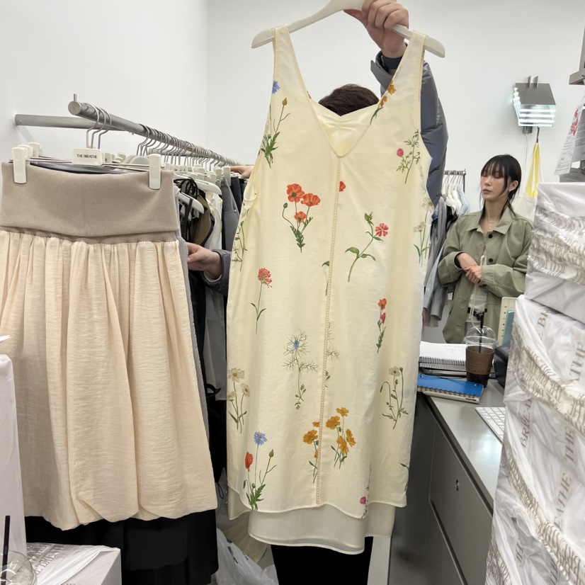 BREATHE東大門代購女裝新款時尚人氣休閑26春夏職業連衣裙BREATHE連衣裙圖色1