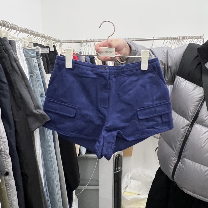 BREATHE東大門代購女裝新款真品人氣26春夏時尚熱賣短褲口袋BREATHE短褲圖色1