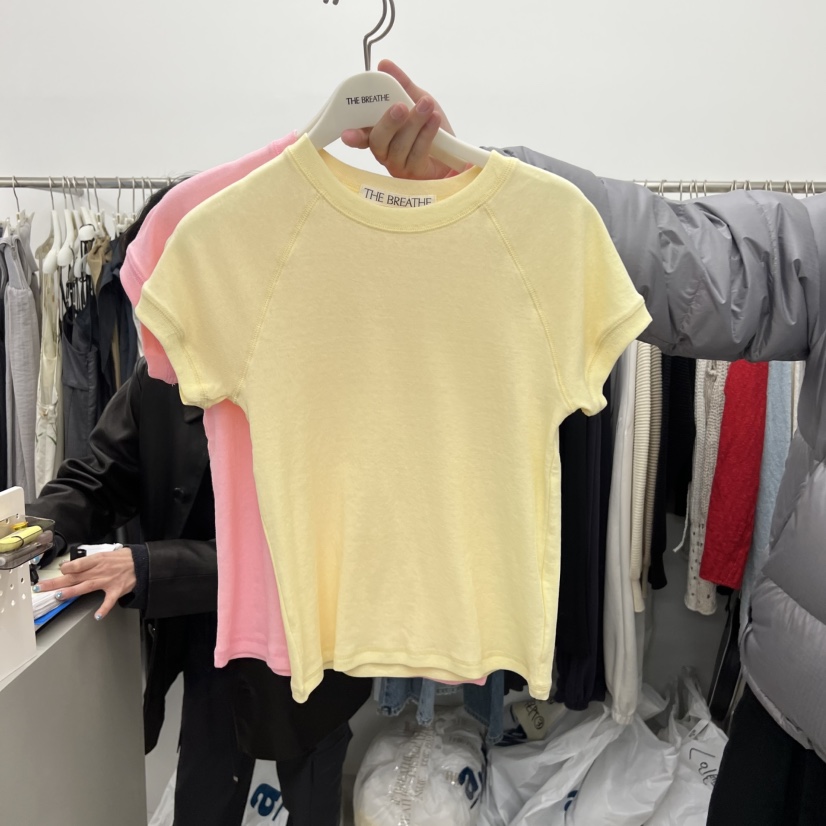 BREATHE韓國代購女士新款真品時尚26春夏休閑人氣熱賣T恤BREATHET恤圖色5
