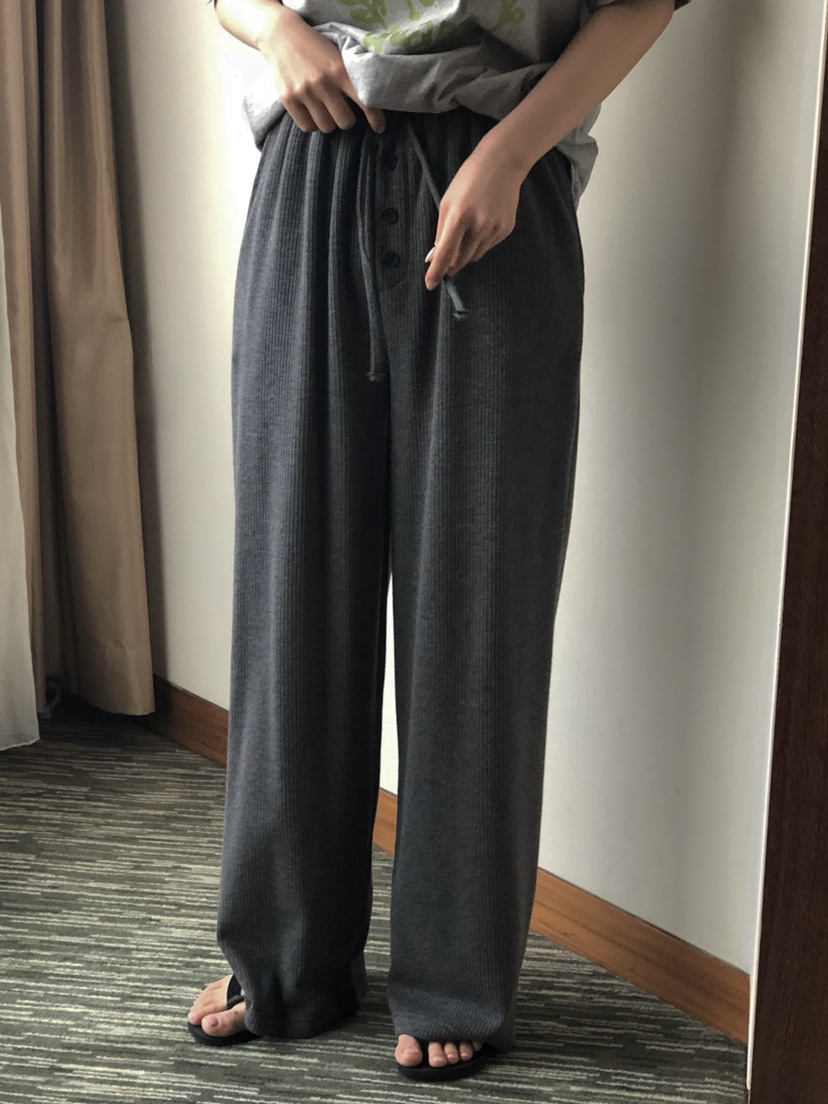 ONDO-P韓國直郵女士新款真品熱賣人氣時尚推薦休閑褲紐扣ONDO-P休閑褲