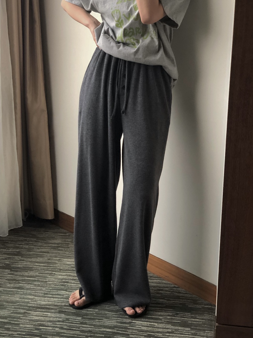 ONDO-P韓國直郵女士新款真品熱賣人氣時尚推薦休閑褲紐扣ONDO-P休閑褲