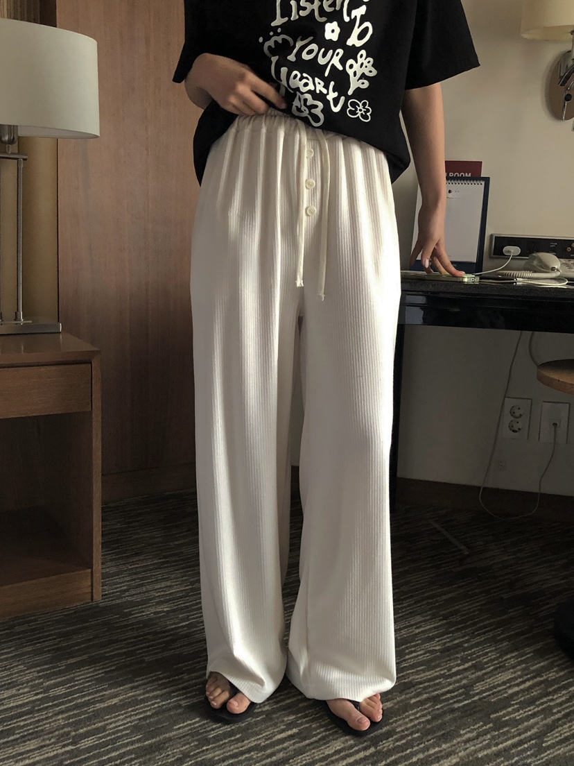 ONDO-P韓國直郵女士新款真品熱賣人氣時尚推薦休閑褲紐扣ONDO-P休閑褲