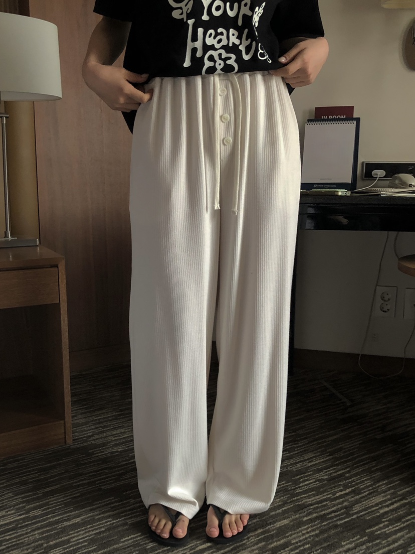 ONDO-P韓國直郵女士新款真品熱賣人氣時尚推薦休閑褲紐扣ONDO-P休閑褲圖色1