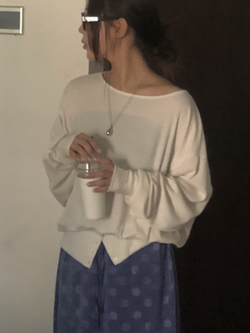 ONDO-P韓國直郵女士新款26春夏休閑推薦熱賣真品針織衫紐扣ONDO-P針織衫